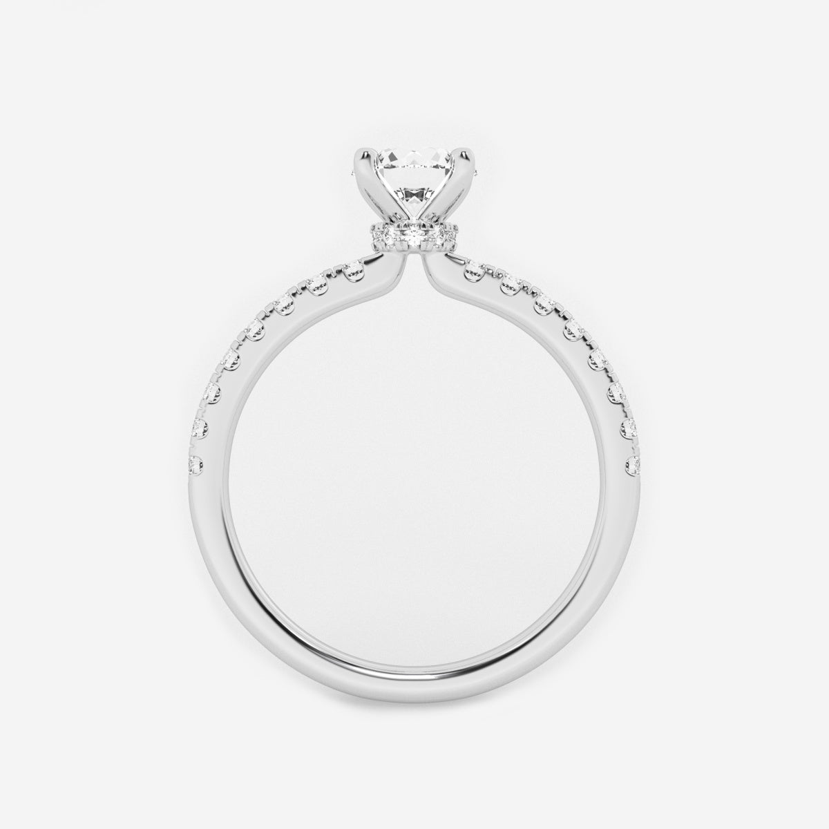 Everly - Hidden Halo Elegance Engagement Ring