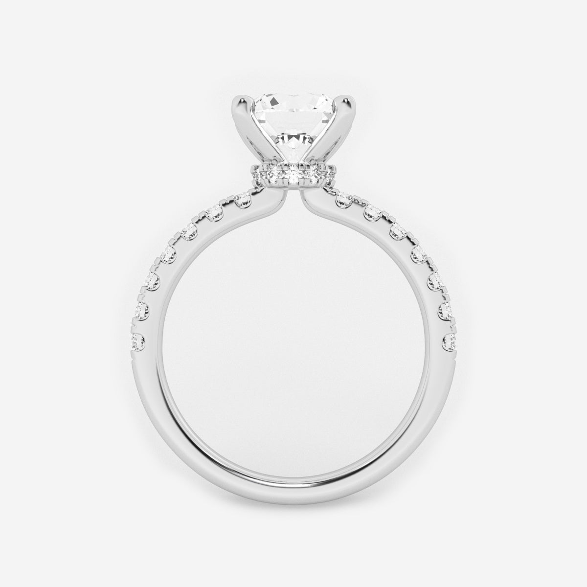 Everly - Hidden Halo Elegance Engagement Ring