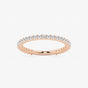 Lia - Shared Prong Eternity Wedding Ring