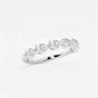 Genevieve - Floating Anniversary Design Wedding Ring