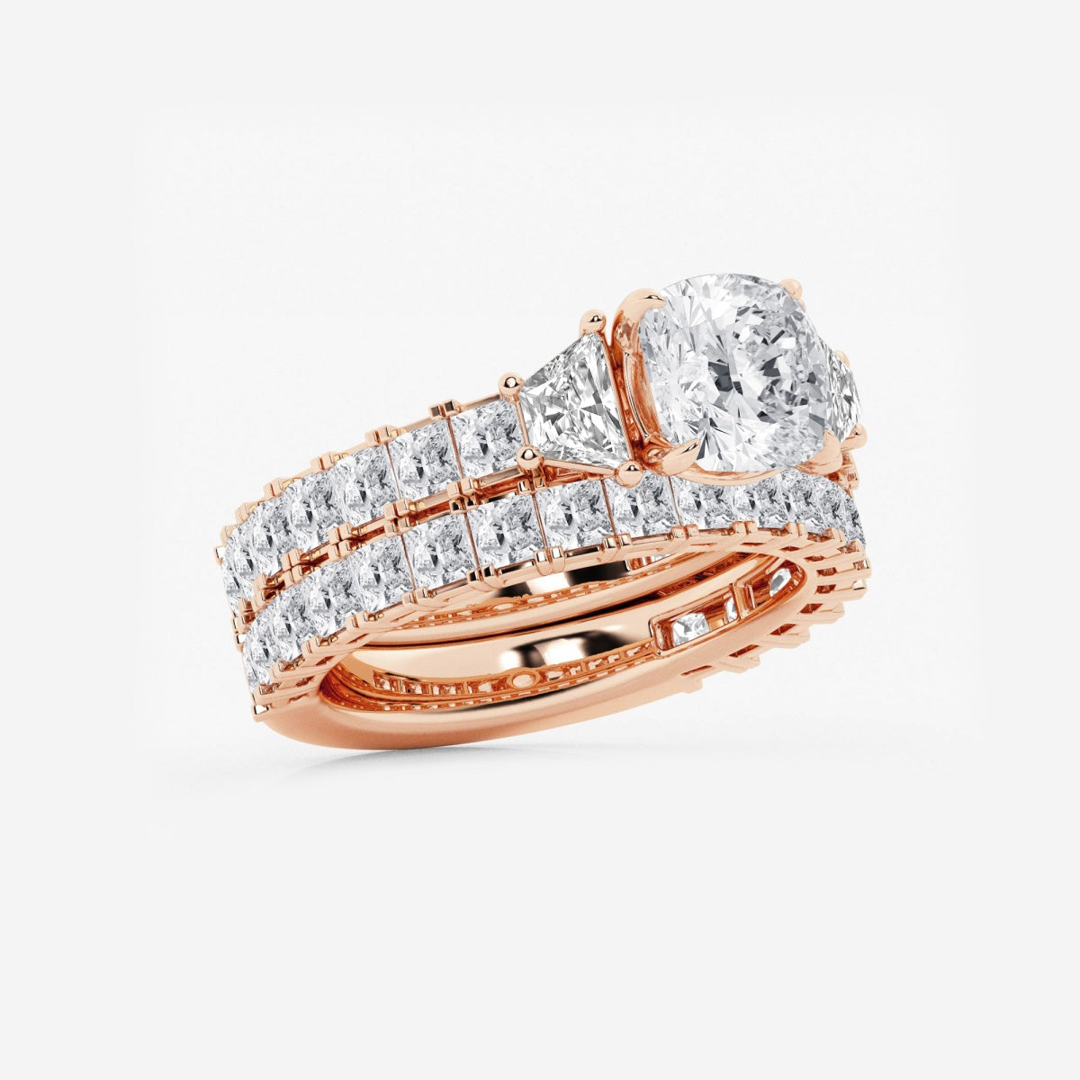 Genevieve - Intricate Bridal Set Engagement Ring