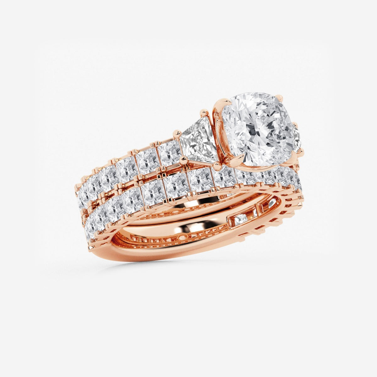 Genevieve - Intricate Bridal Set Engagement Ring