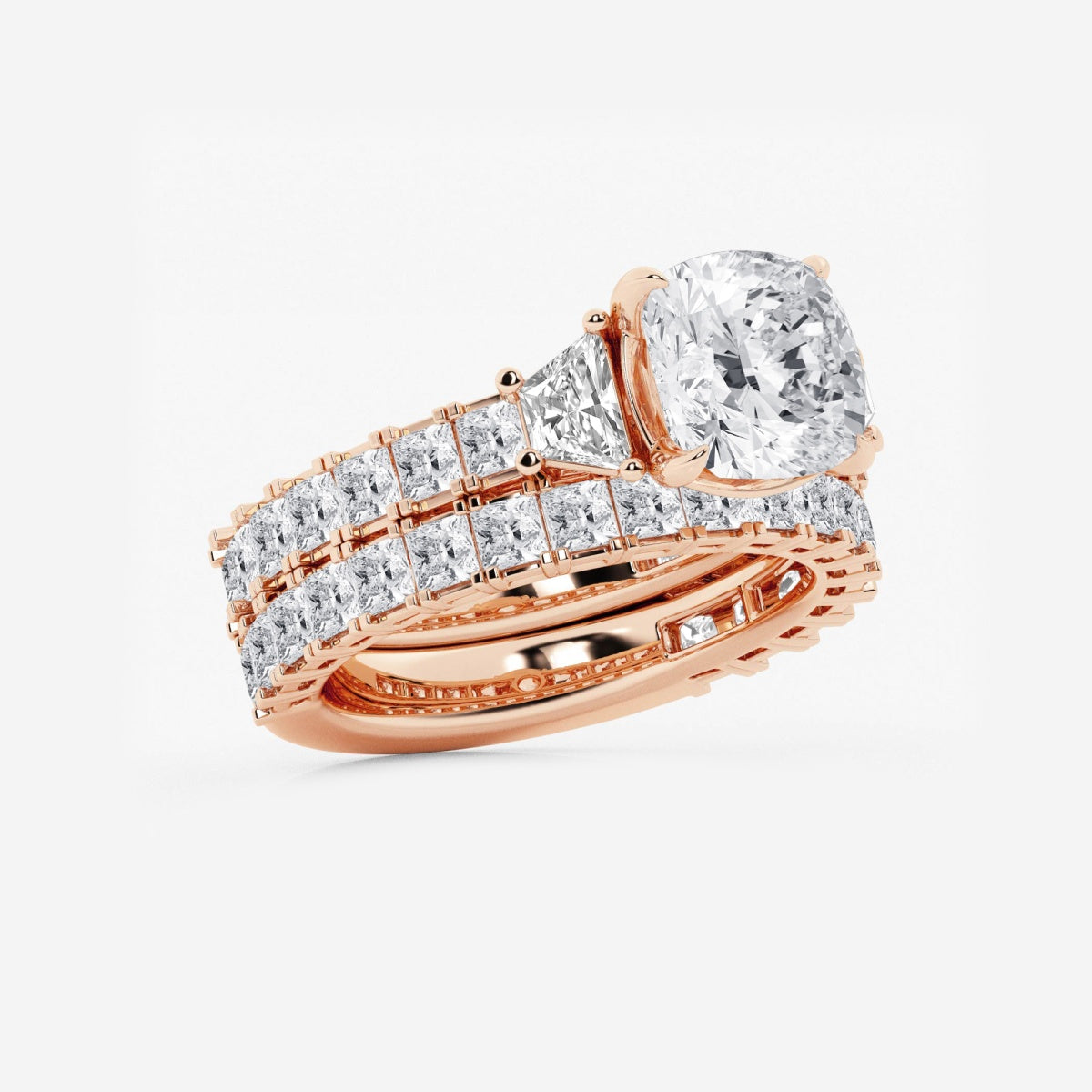 Genevieve - Intricate Bridal Set Engagement Ring