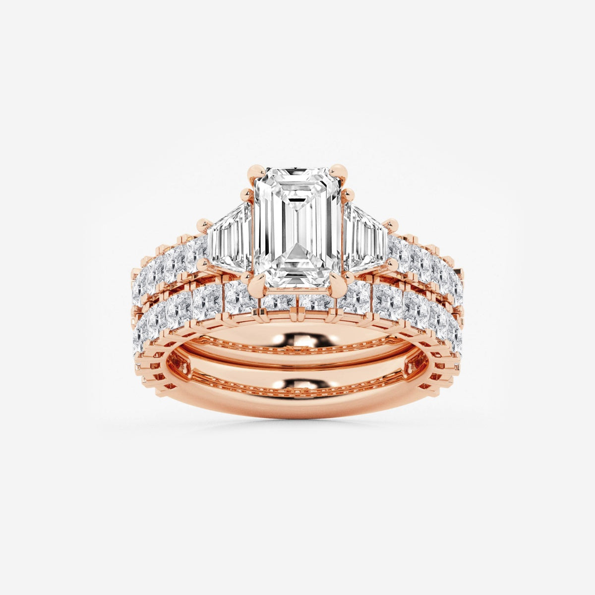 Genevieve - Intricate Bridal Set Engagement Ring