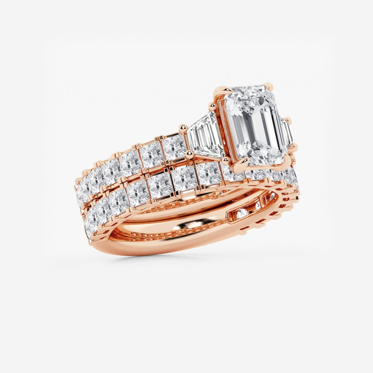 Genevieve - Intricate Bridal Set Engagement Ring