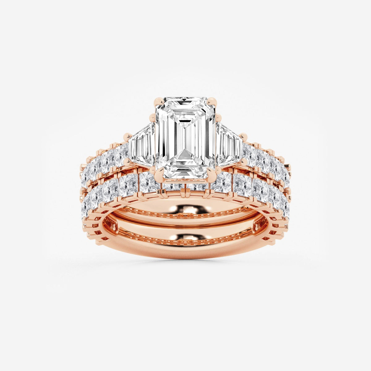 Genevieve - Intricate Bridal Set Engagement Ring