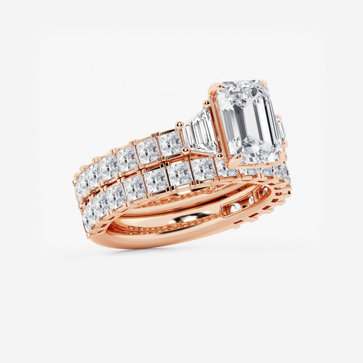 Genevieve - Intricate Bridal Set Engagement Ring