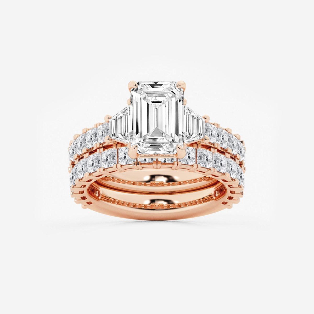 Genevieve - Intricate Bridal Set Engagement Ring