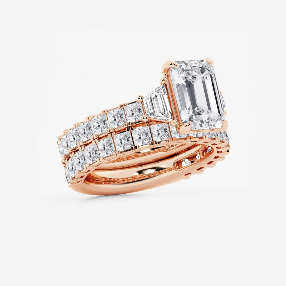 Genevieve - Intricate Bridal Set Engagement Ring