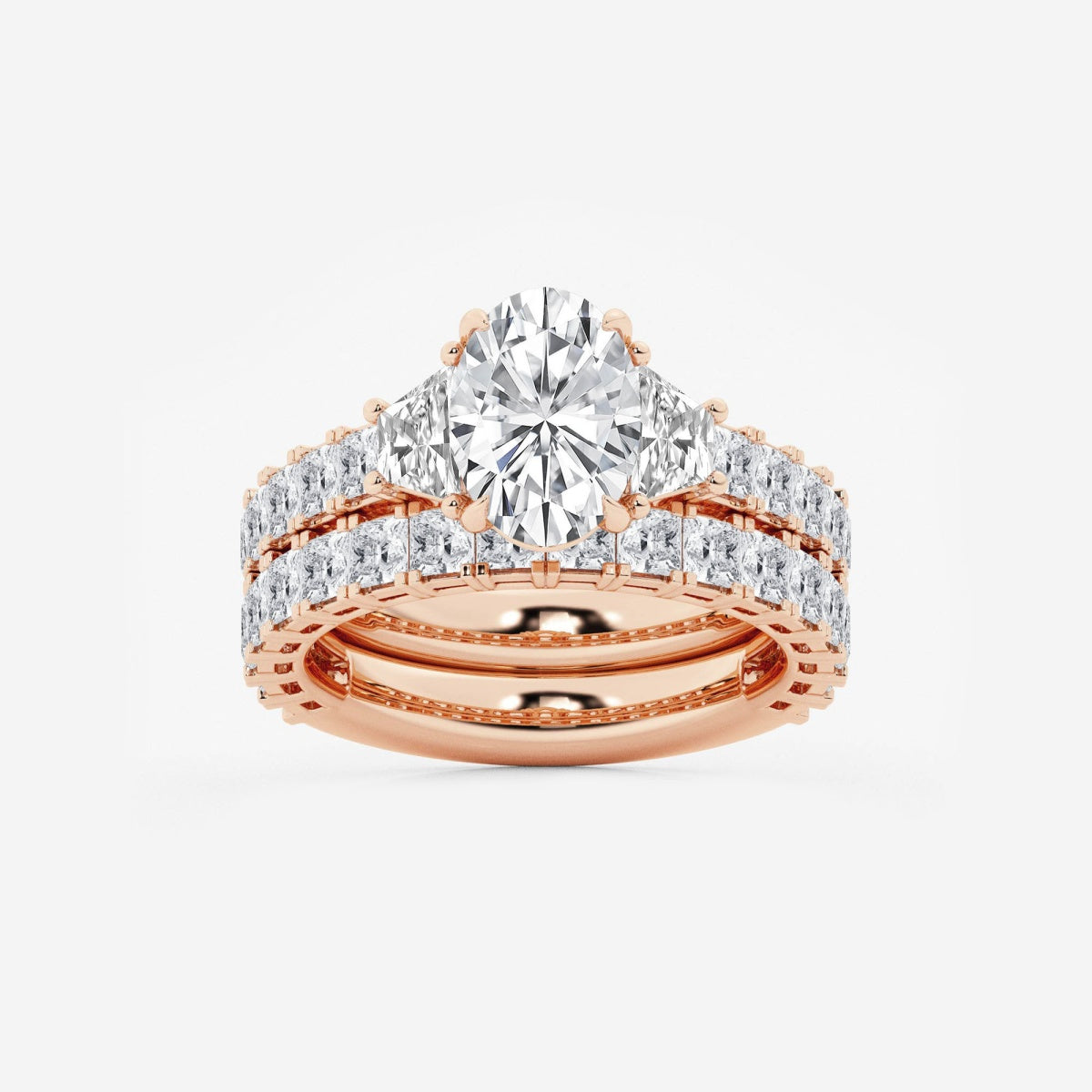 Genevieve - Intricate Bridal Set Engagement Ring