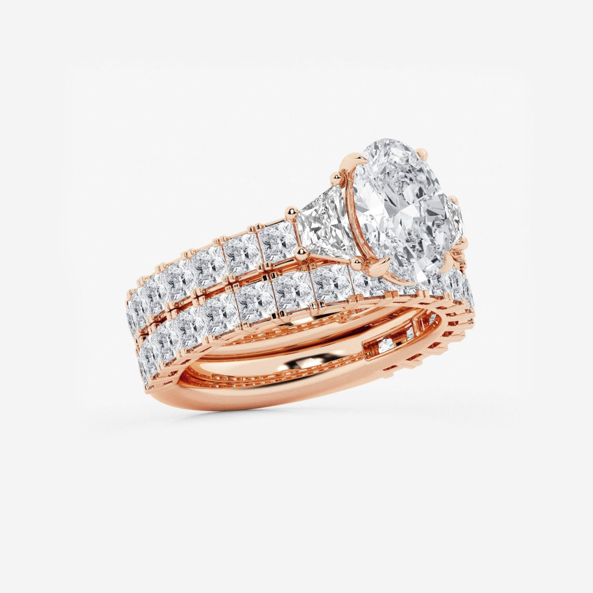 Genevieve - Intricate Bridal Set Engagement Ring