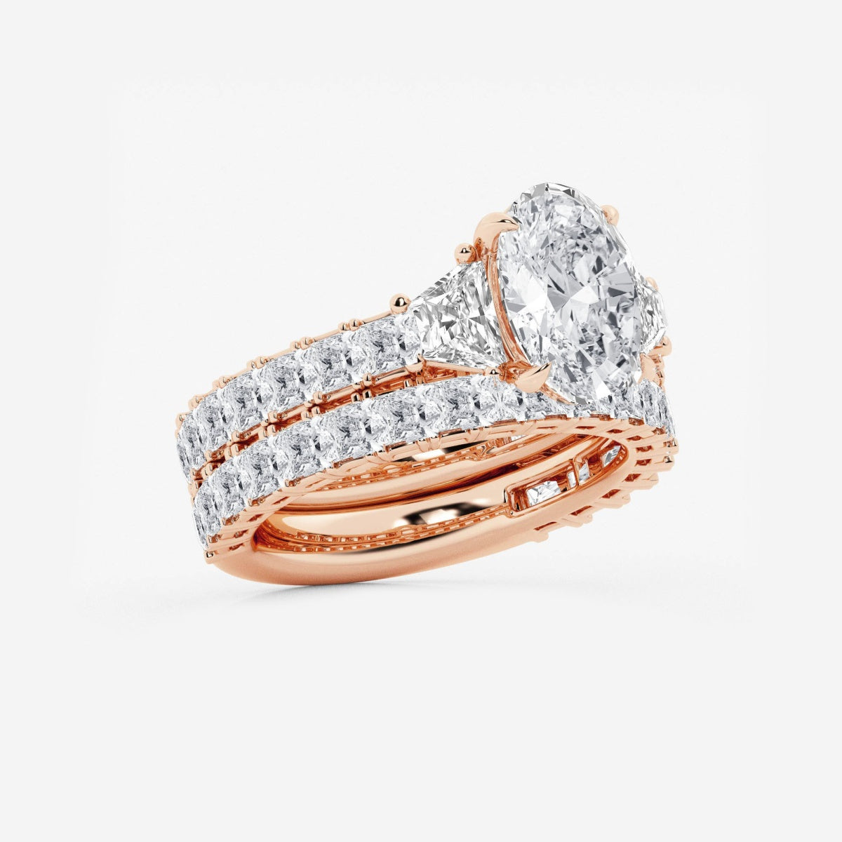 Genevieve - Intricate Bridal Set Engagement Ring