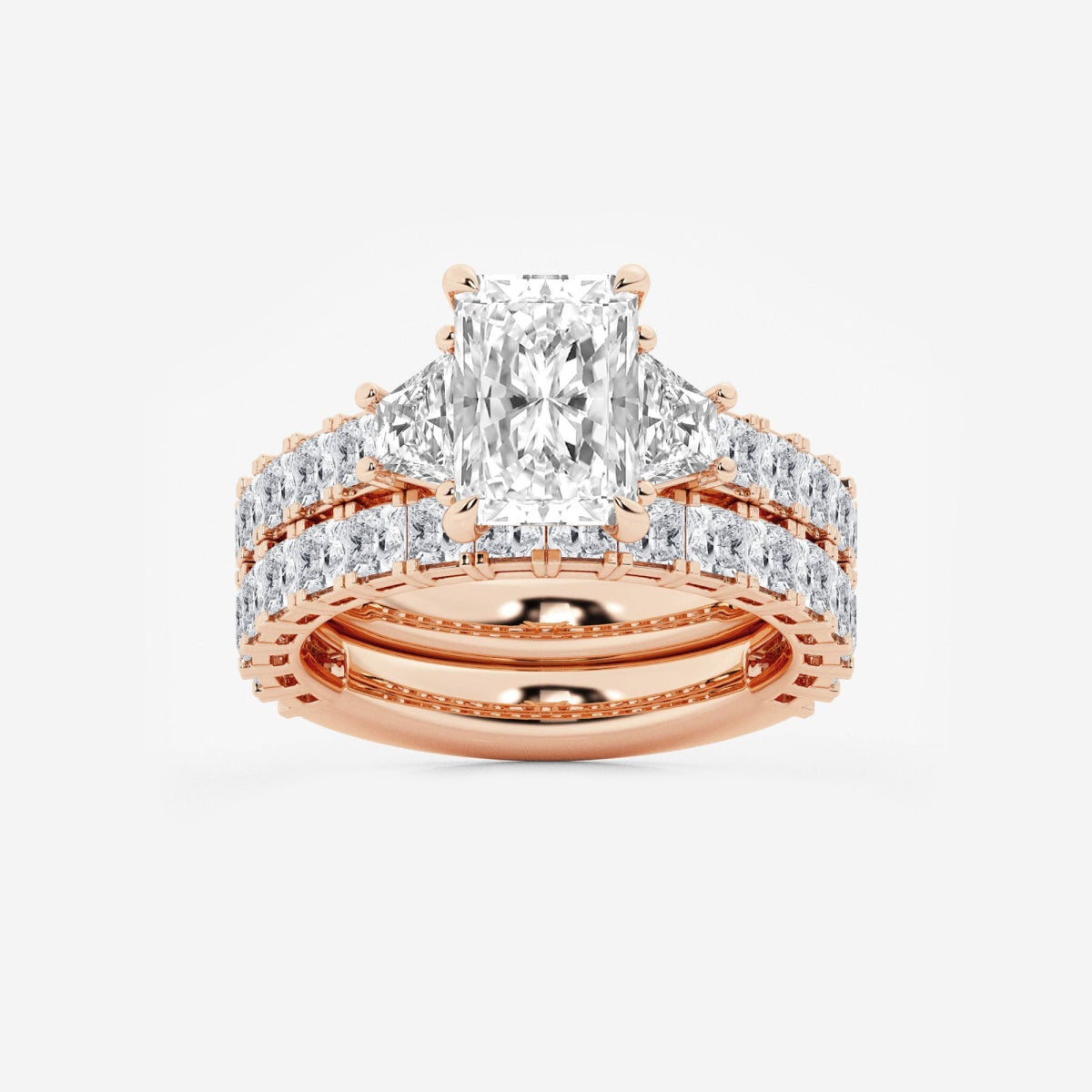 Genevieve - Intricate Bridal Set Engagement Ring