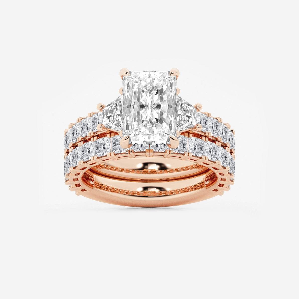 Genevieve - Intricate Bridal Set Engagement Ring