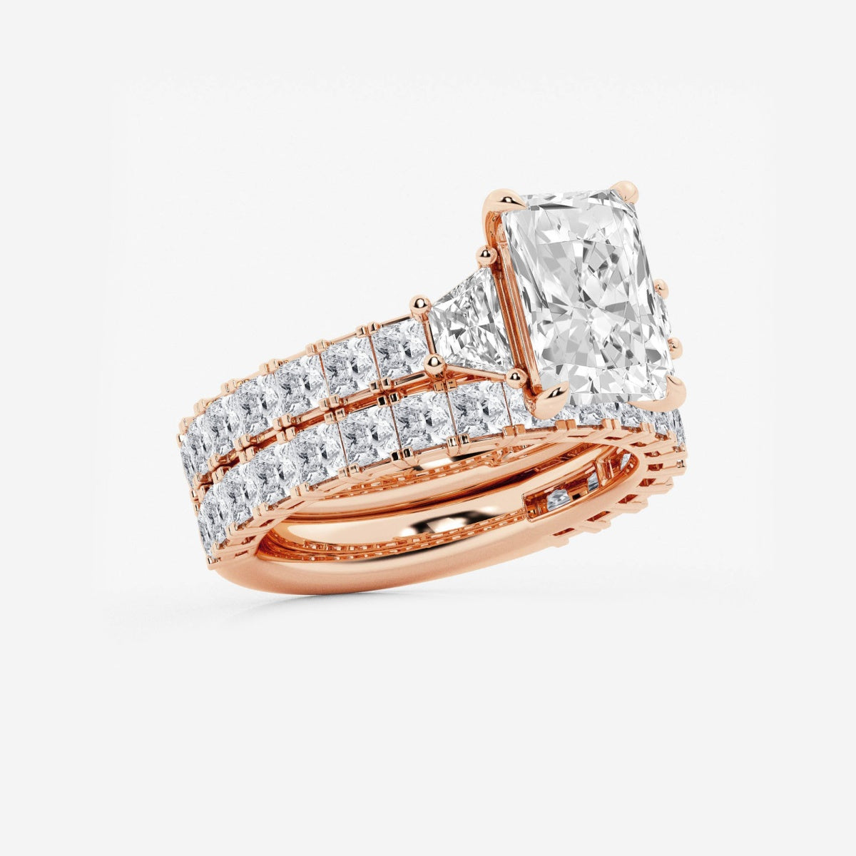 Genevieve - Intricate Bridal Set Engagement Ring