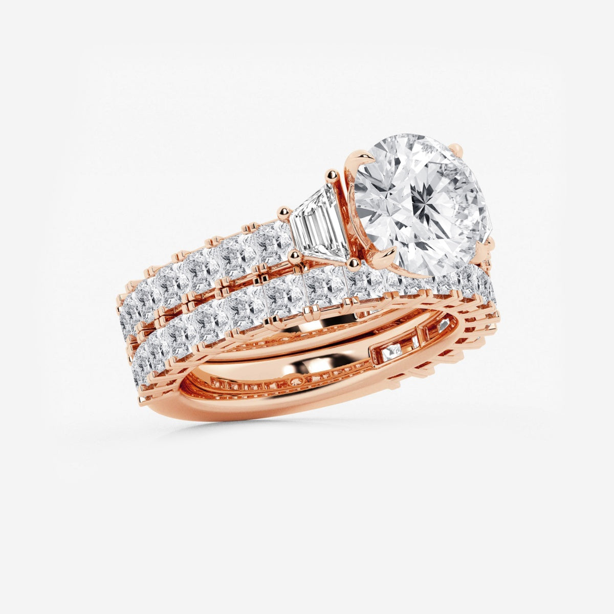 Genevieve - Intricate Bridal Set Engagement Ring