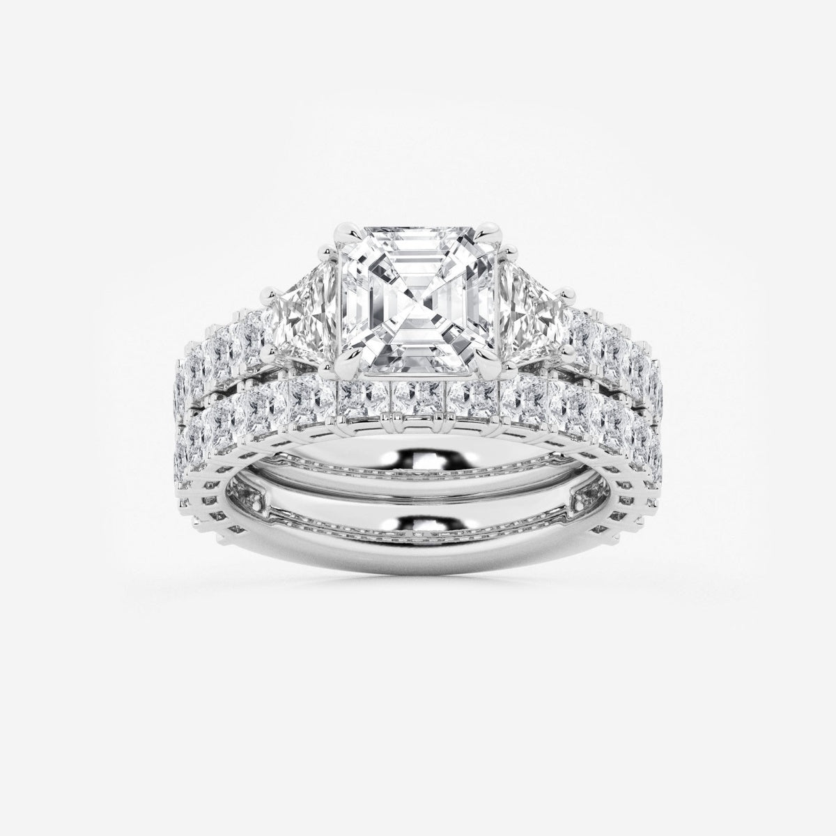 Genevieve - Intricate Bridal Set Engagement Ring