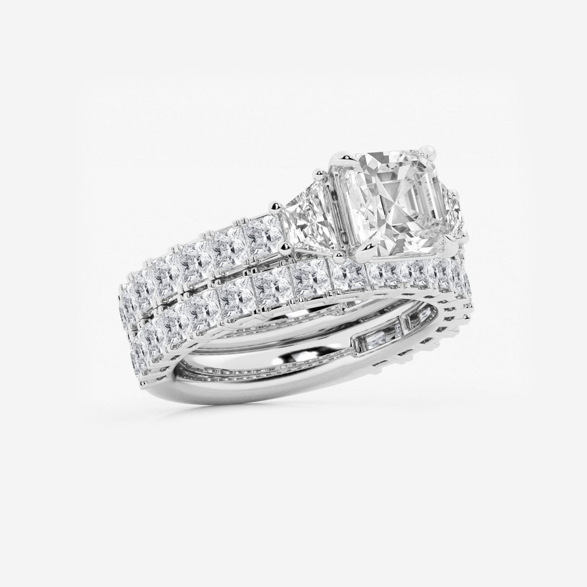 Genevieve - Intricate Bridal Set Engagement Ring