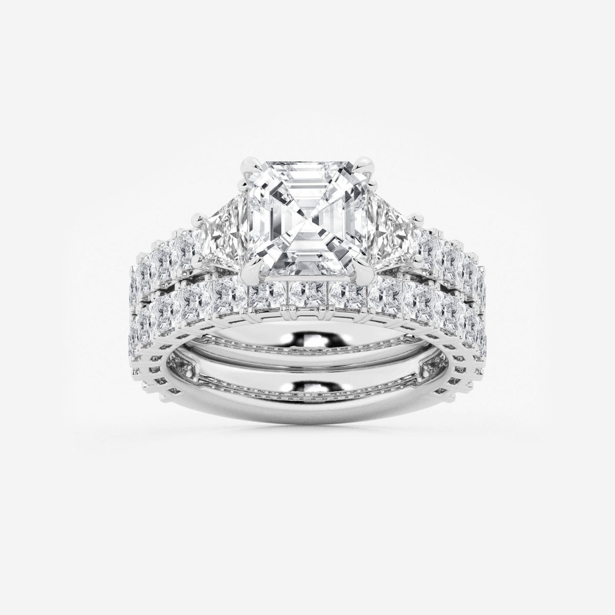 Genevieve - Intricate Bridal Set Engagement Ring