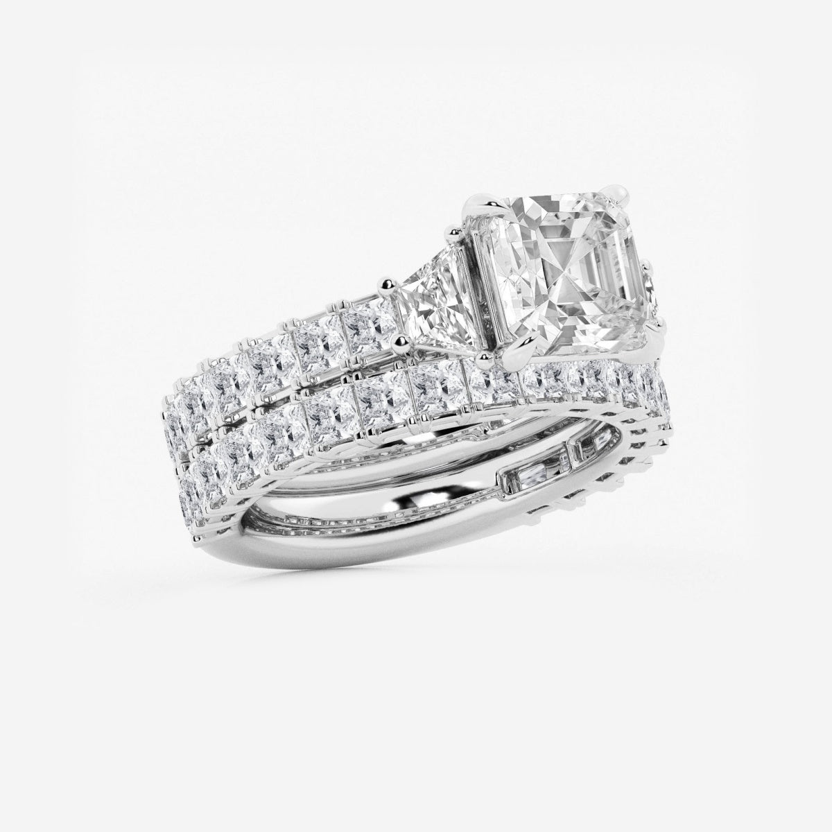 Genevieve - Intricate Bridal Set Engagement Ring