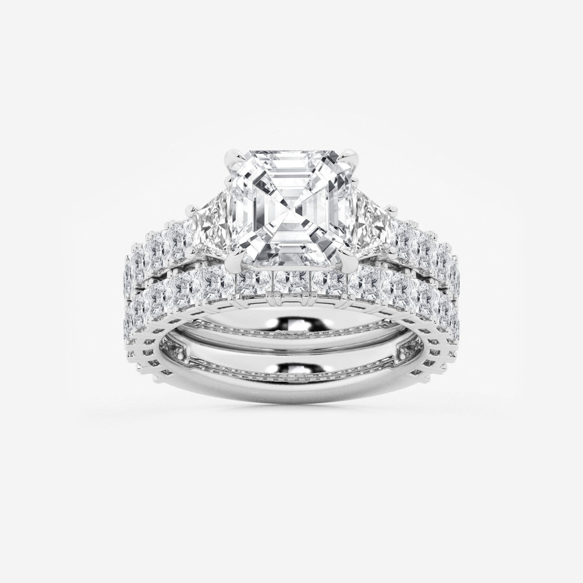 Genevieve - Intricate Bridal Set Engagement Ring