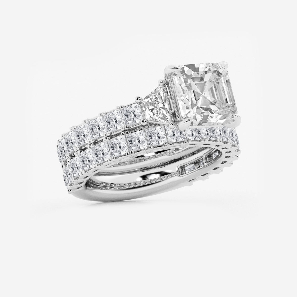 Genevieve - Intricate Bridal Set Engagement Ring