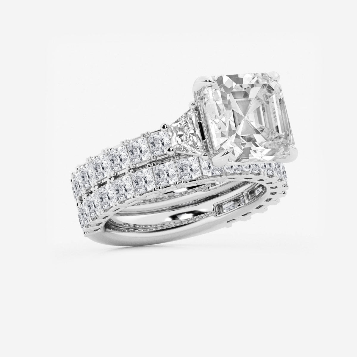 Genevieve - Intricate Bridal Set Engagement Ring