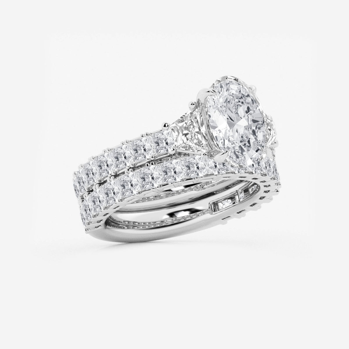 Genevieve - Intricate Bridal Set Engagement Ring