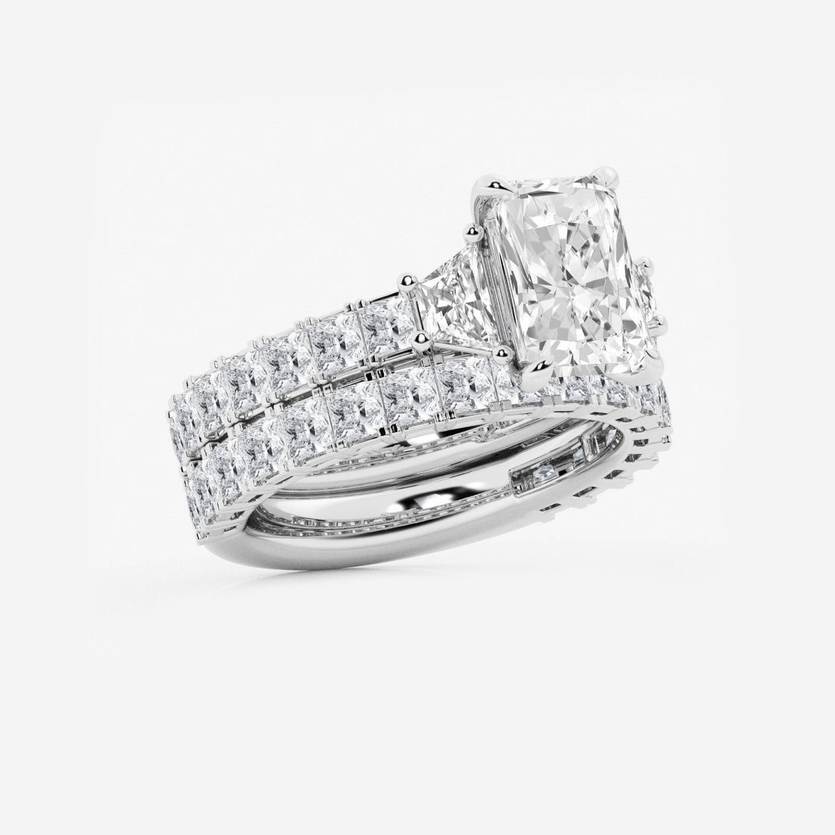 Genevieve - Intricate Bridal Set Engagement Ring