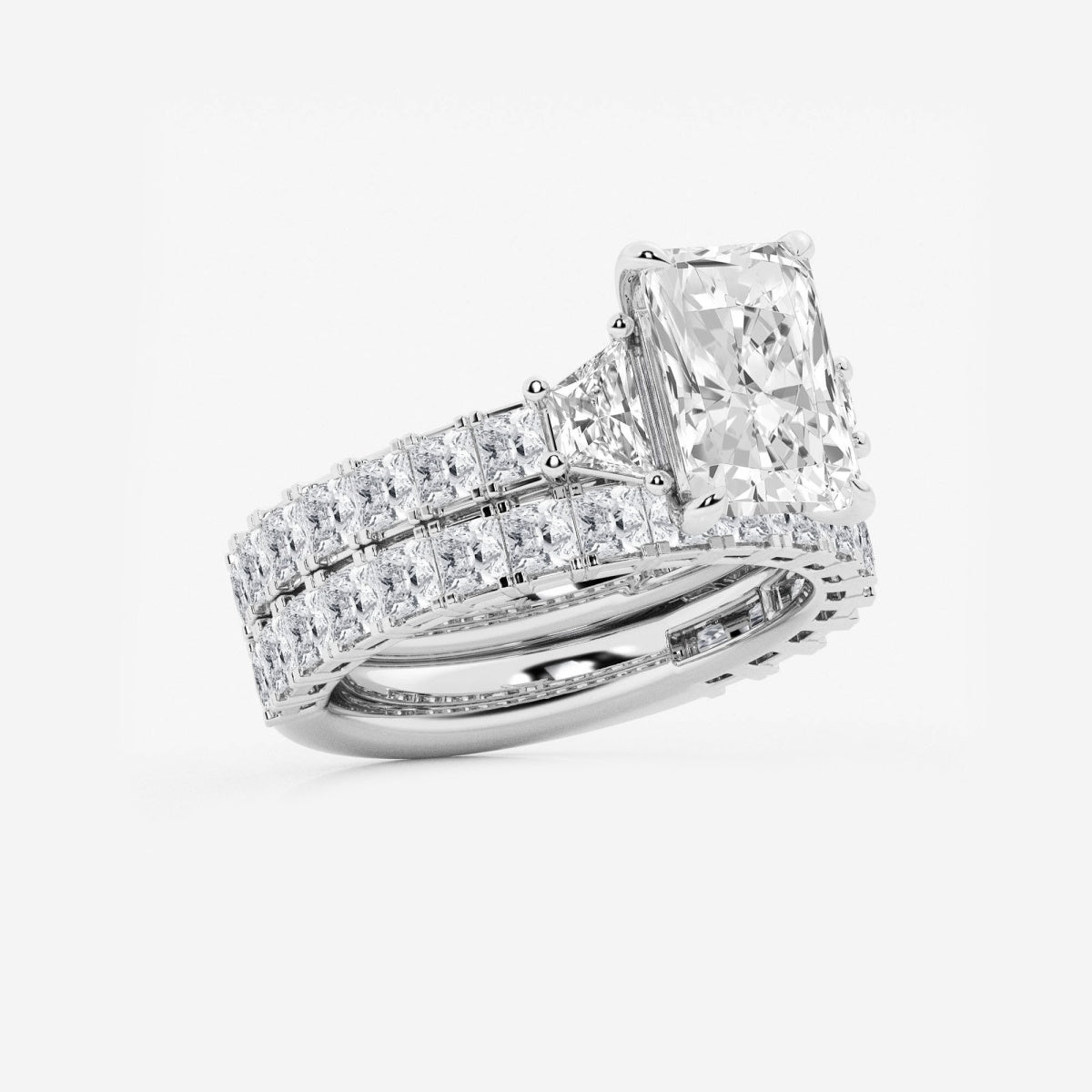 Genevieve - Intricate Bridal Set Engagement Ring