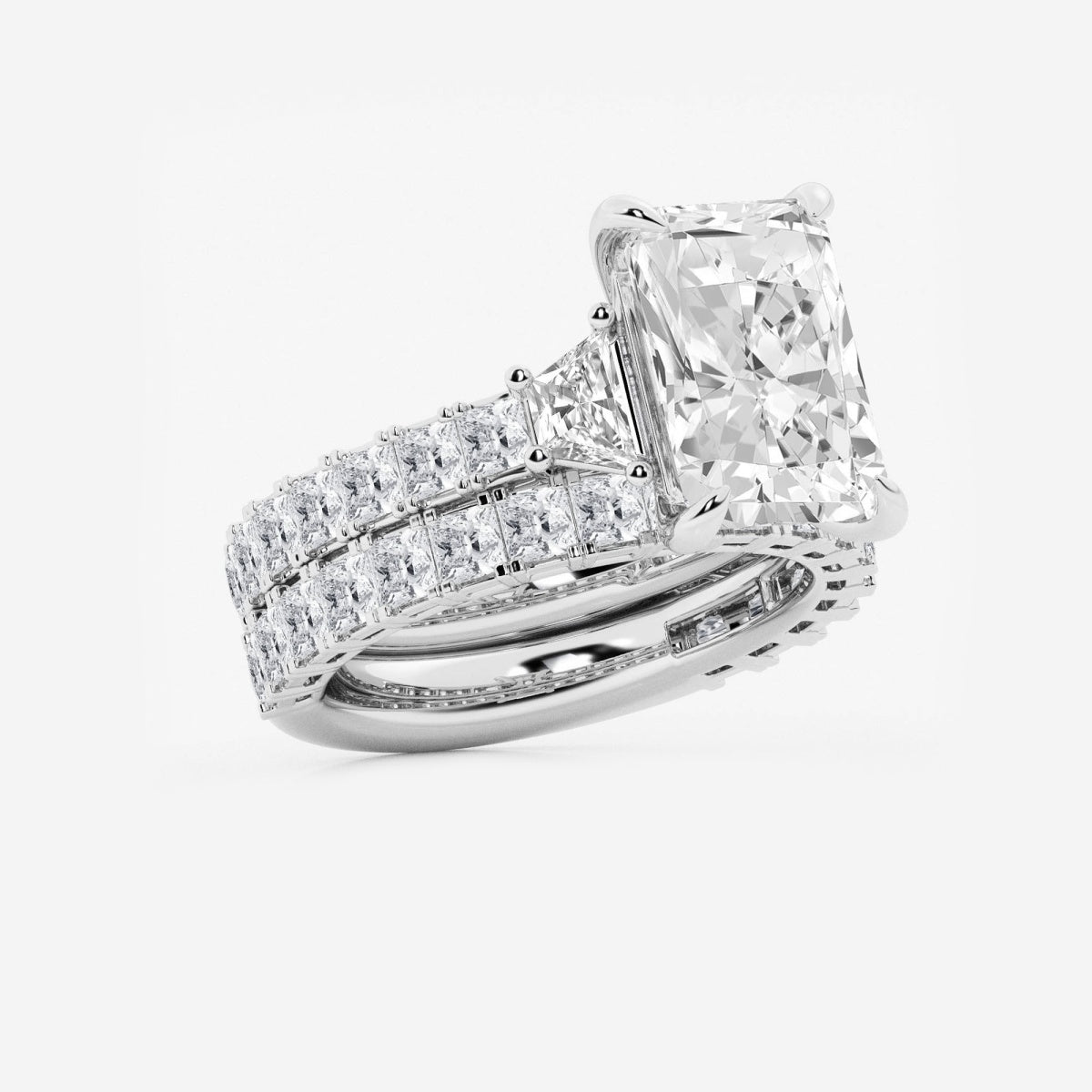 Genevieve - Intricate Bridal Set Engagement Ring