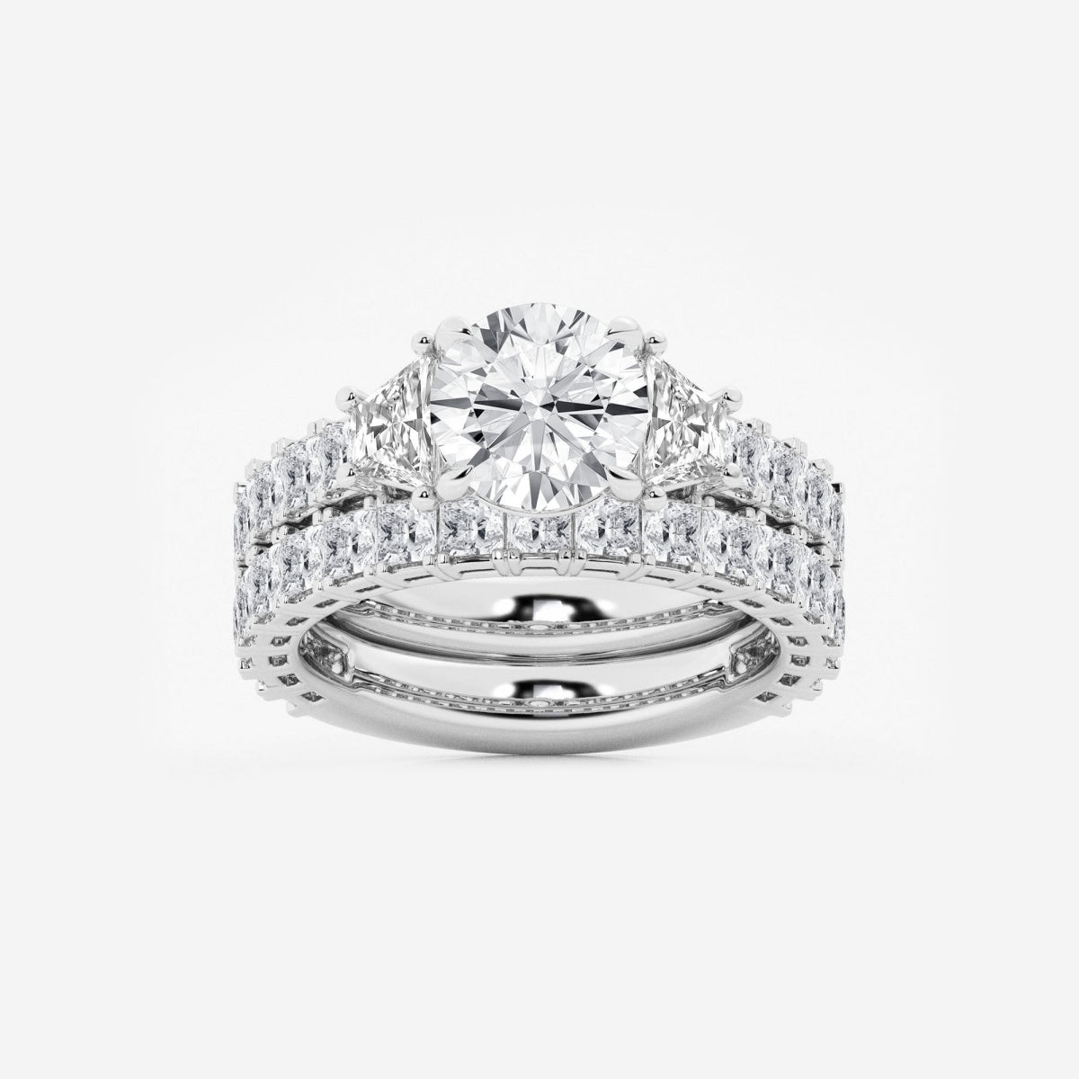 Genevieve - Intricate Bridal Set Engagement Ring