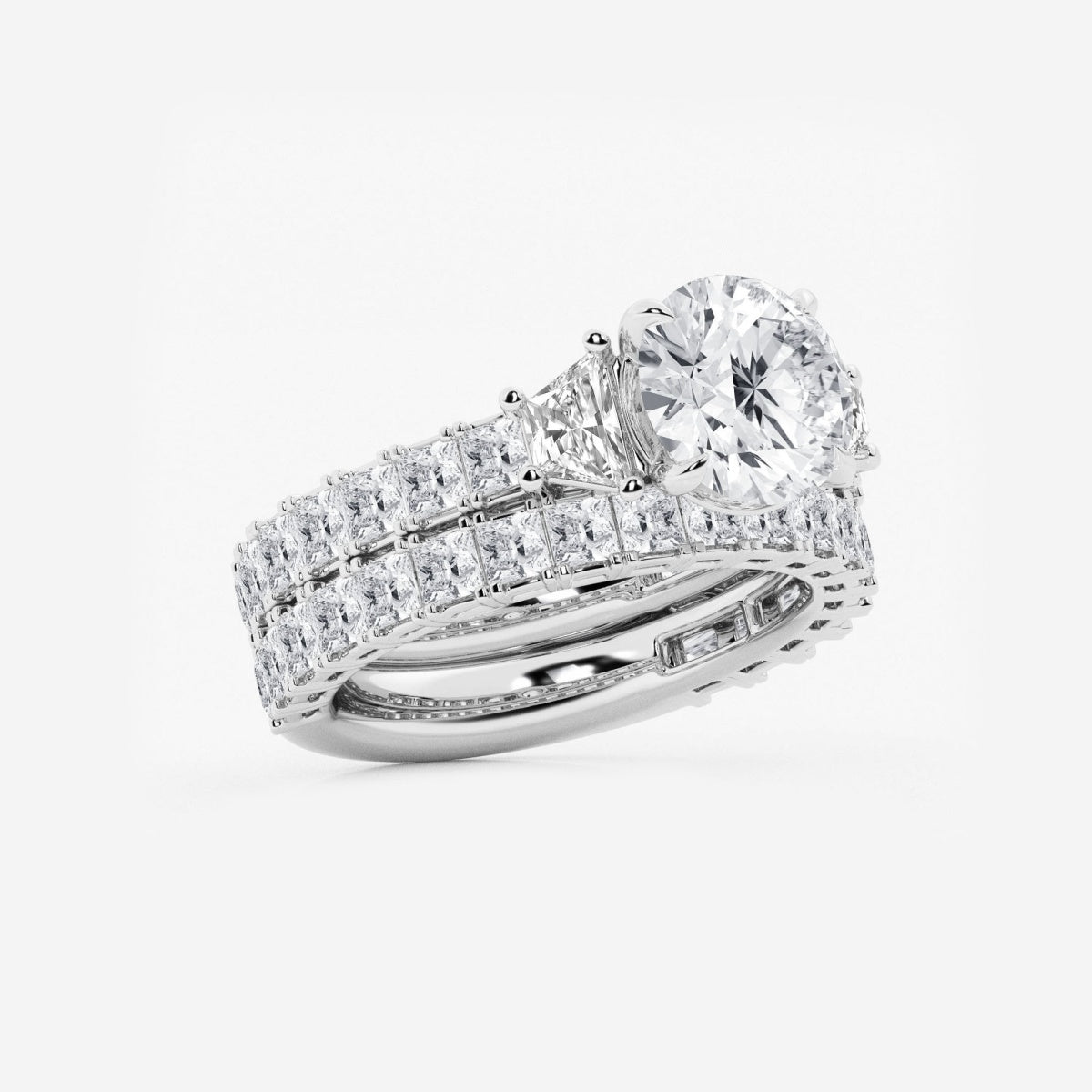 Genevieve - Intricate Bridal Set Engagement Ring