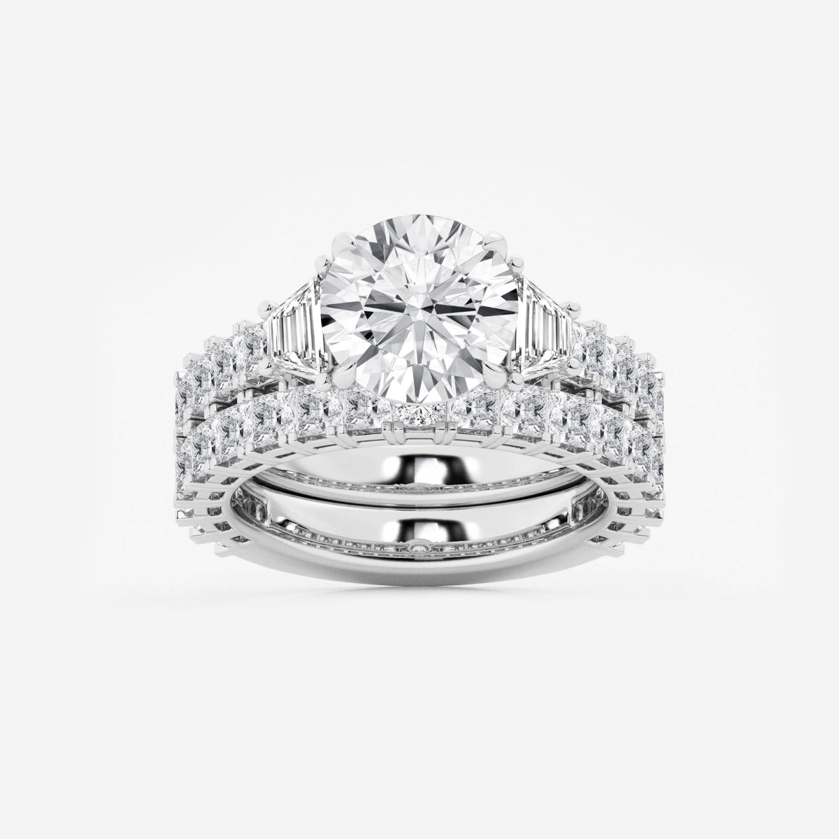 Genevieve - Intricate Bridal Set Engagement Ring