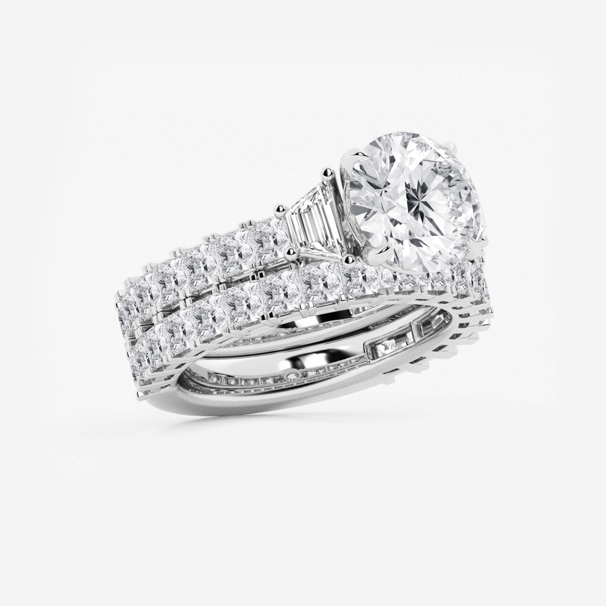 Genevieve - Intricate Bridal Set Engagement Ring