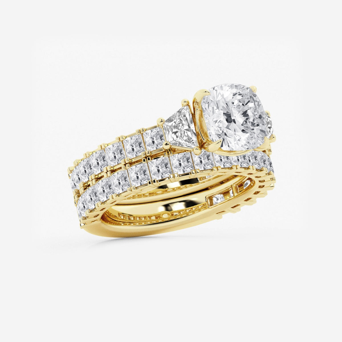 Genevieve - Intricate Bridal Set Engagement Ring