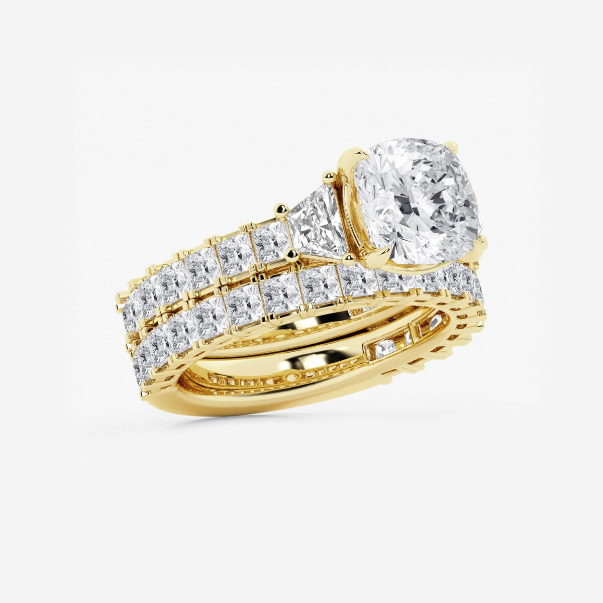 Genevieve - Intricate Bridal Set Engagement Ring