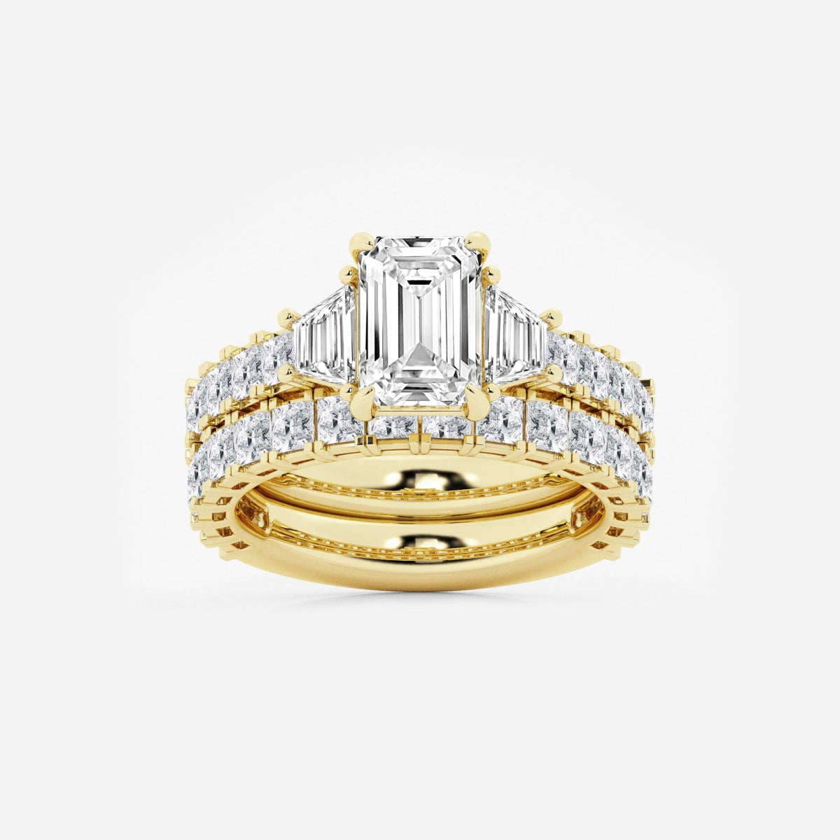 Genevieve - Intricate Bridal Set Engagement Ring