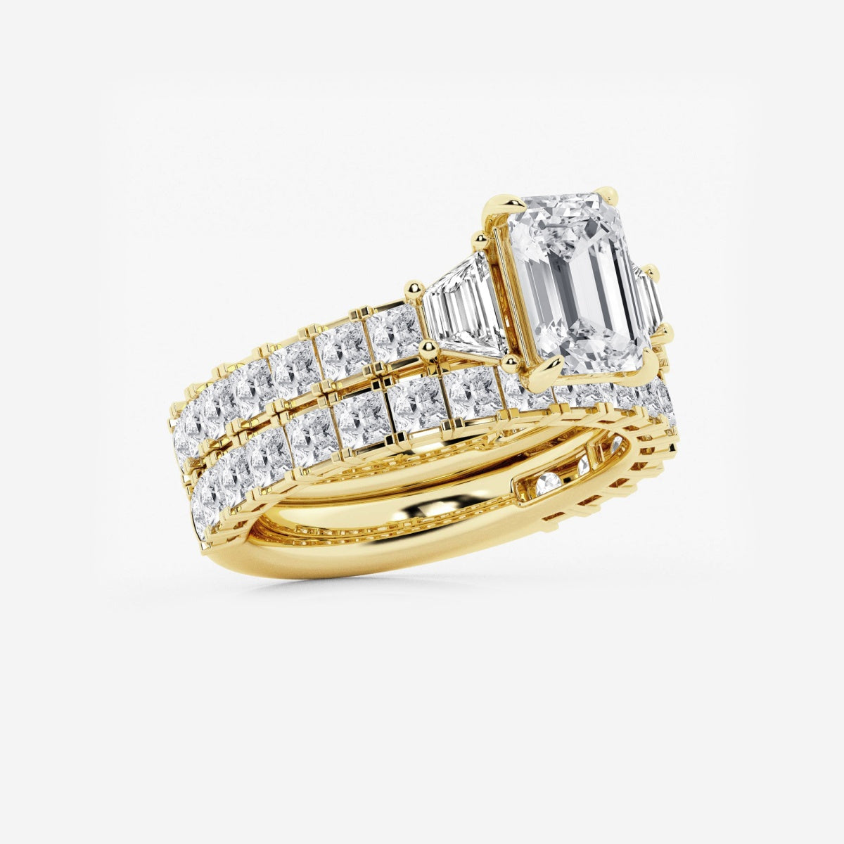 Genevieve - Intricate Bridal Set Engagement Ring