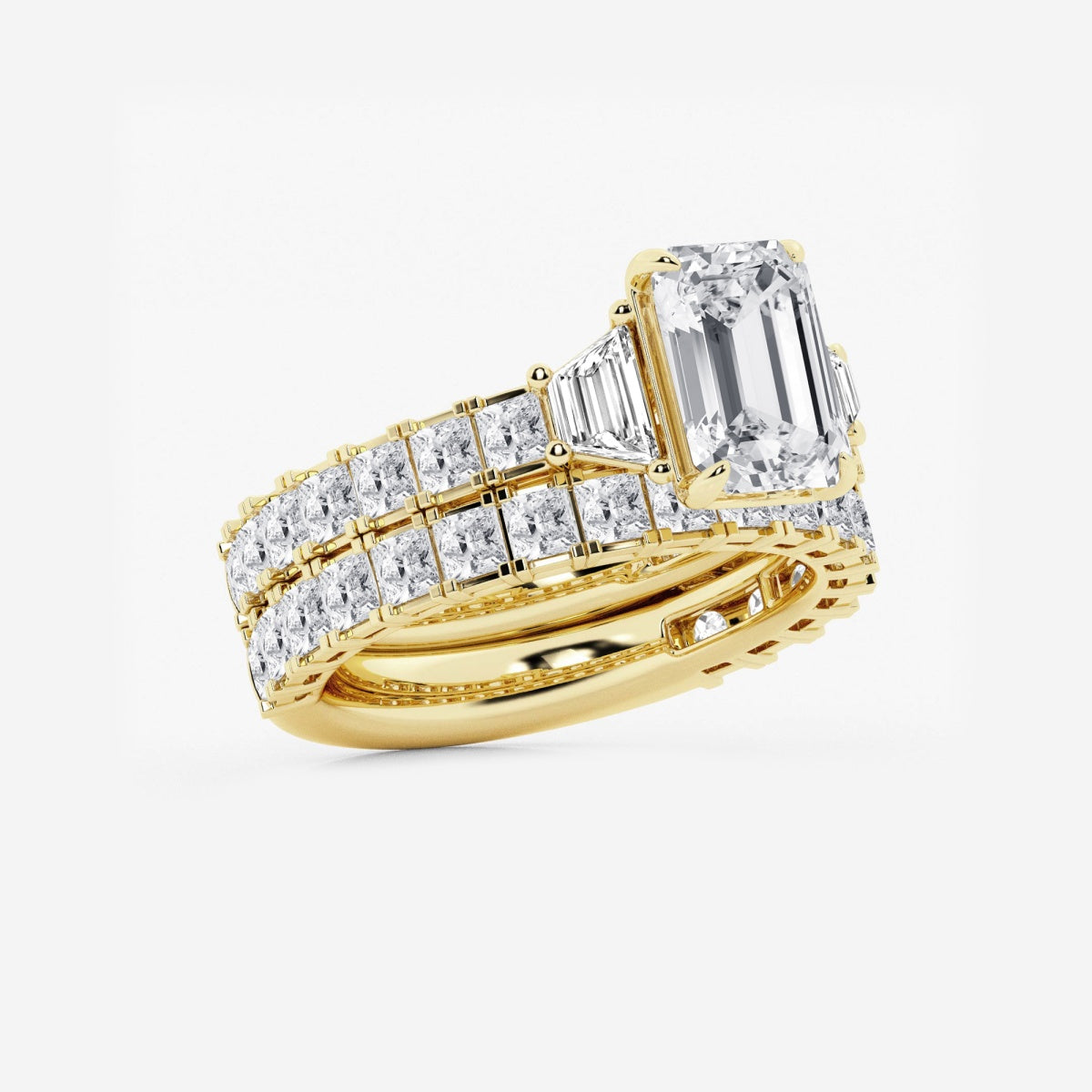 Genevieve - Intricate Bridal Set Engagement Ring