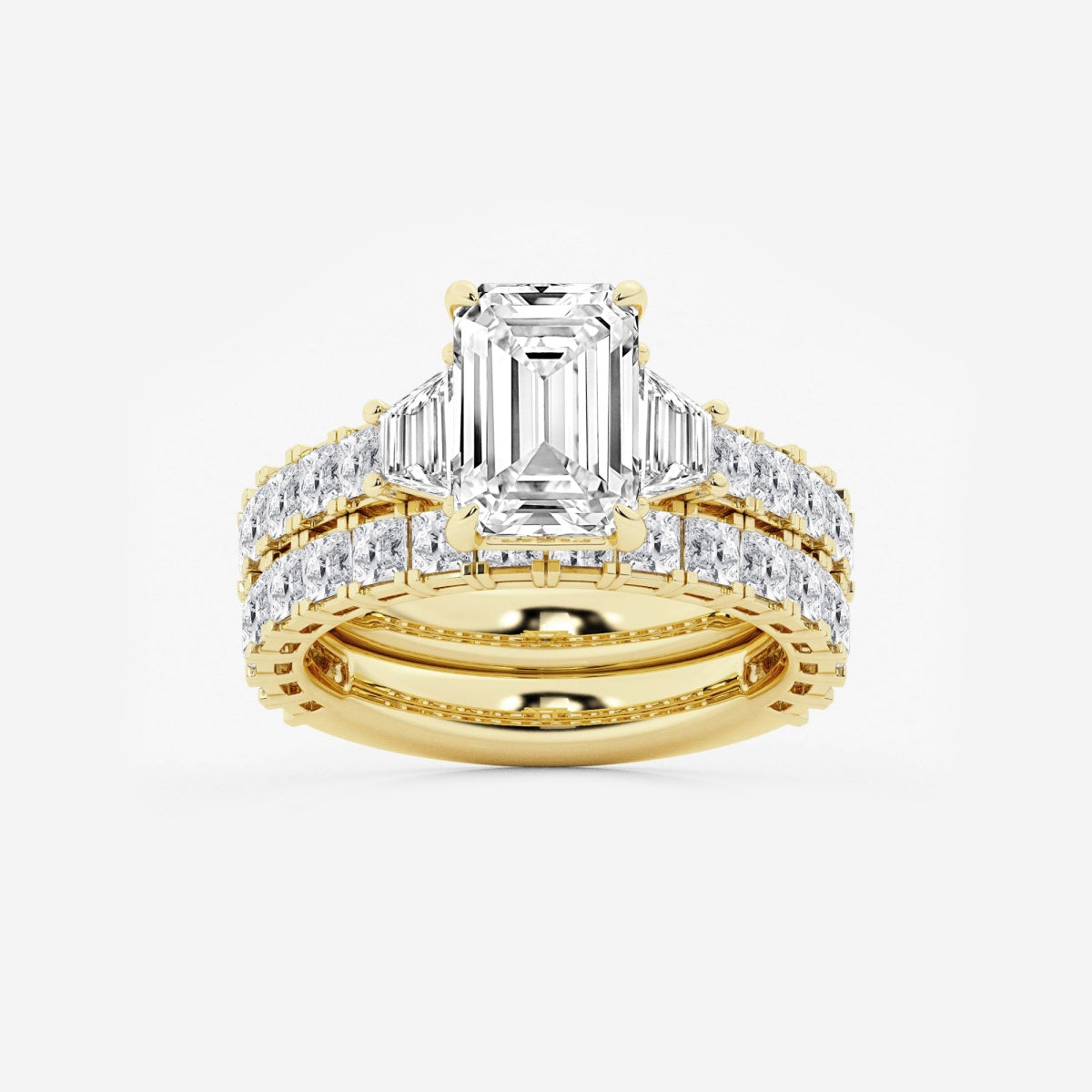 Genevieve - Intricate Bridal Set Engagement Ring