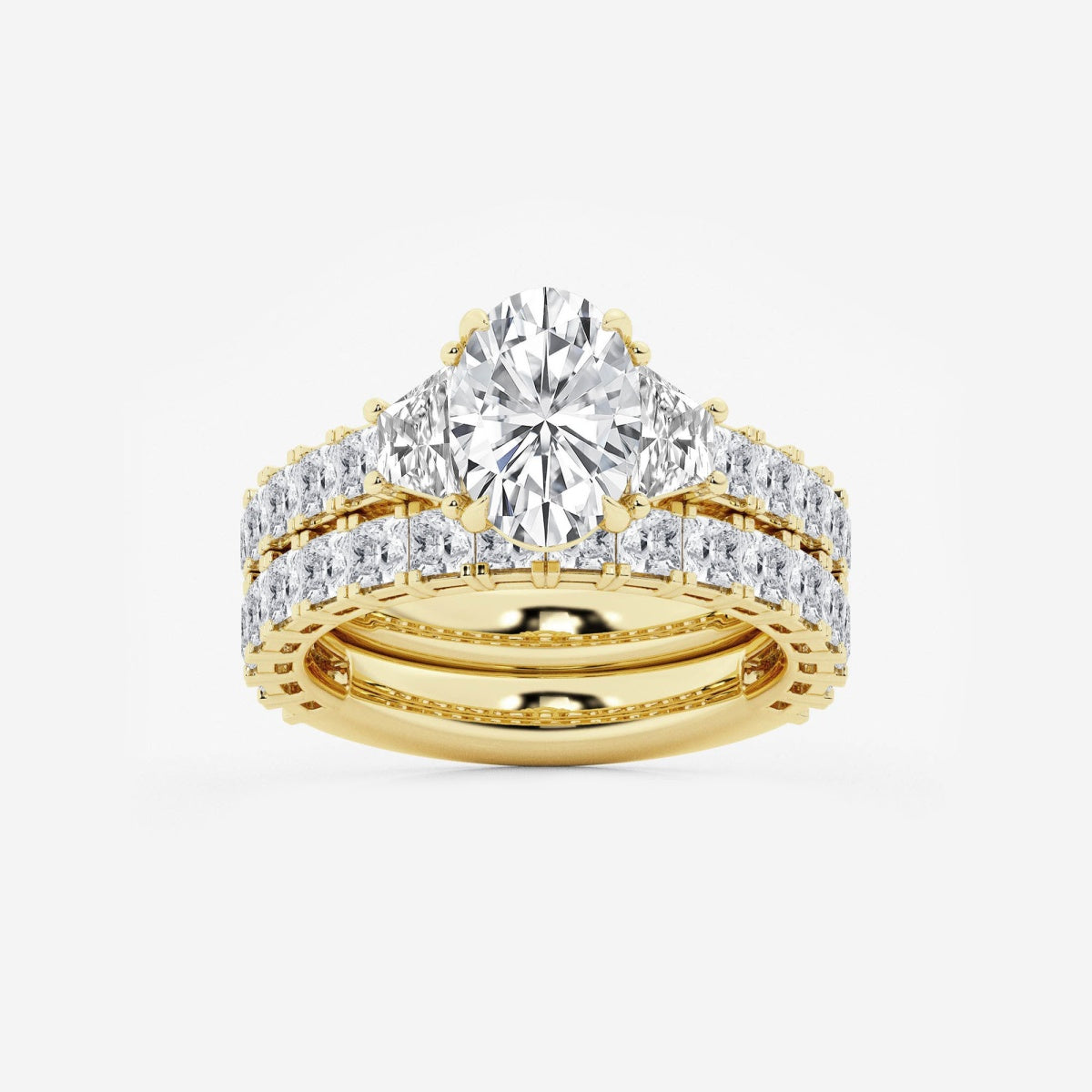 Genevieve - Intricate Bridal Set Engagement Ring