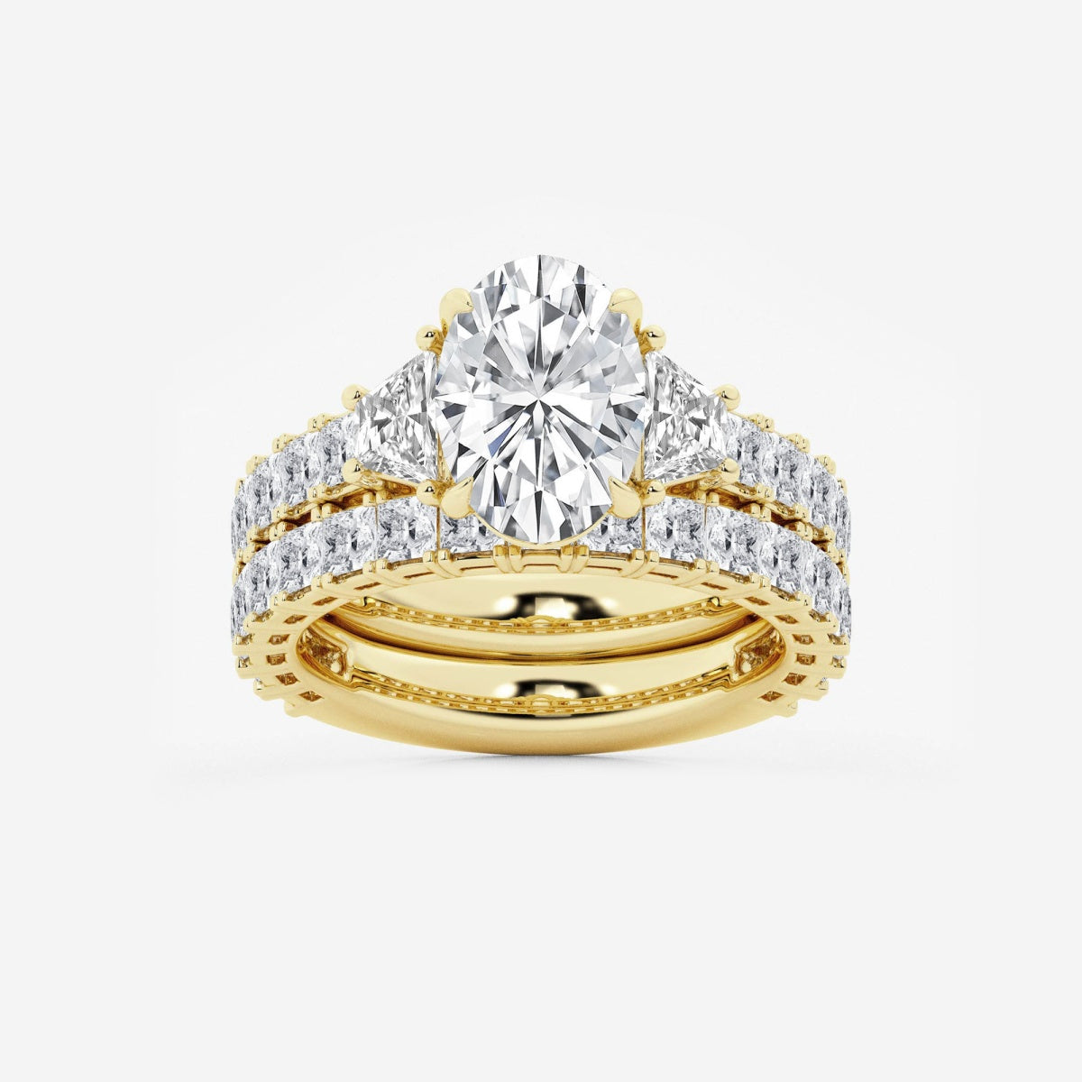 Genevieve - Intricate Bridal Set Engagement Ring