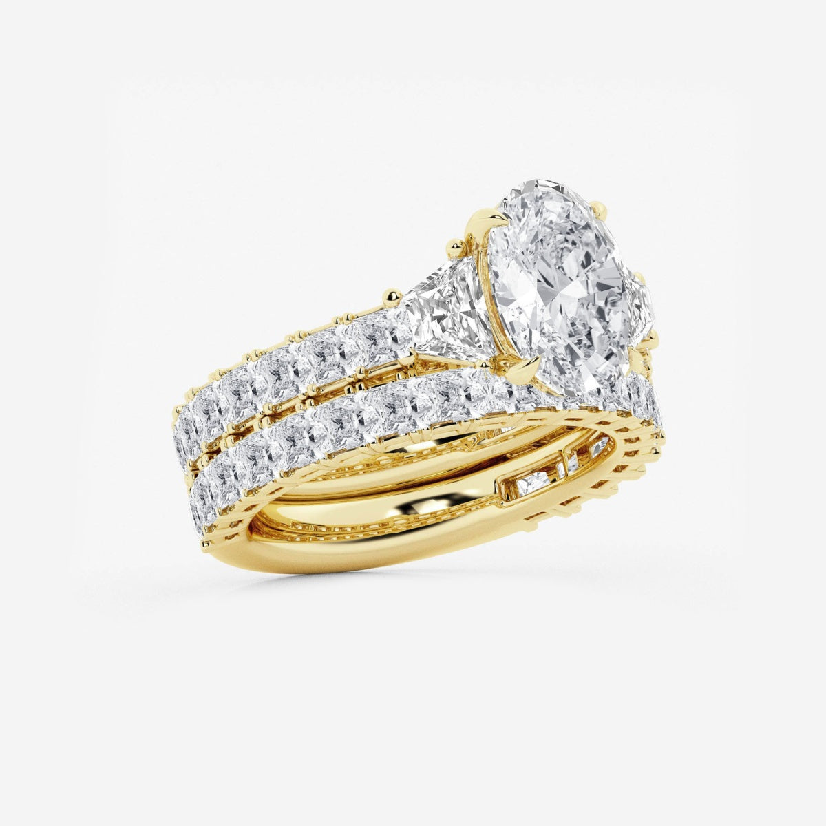 Genevieve - Intricate Bridal Set Engagement Ring