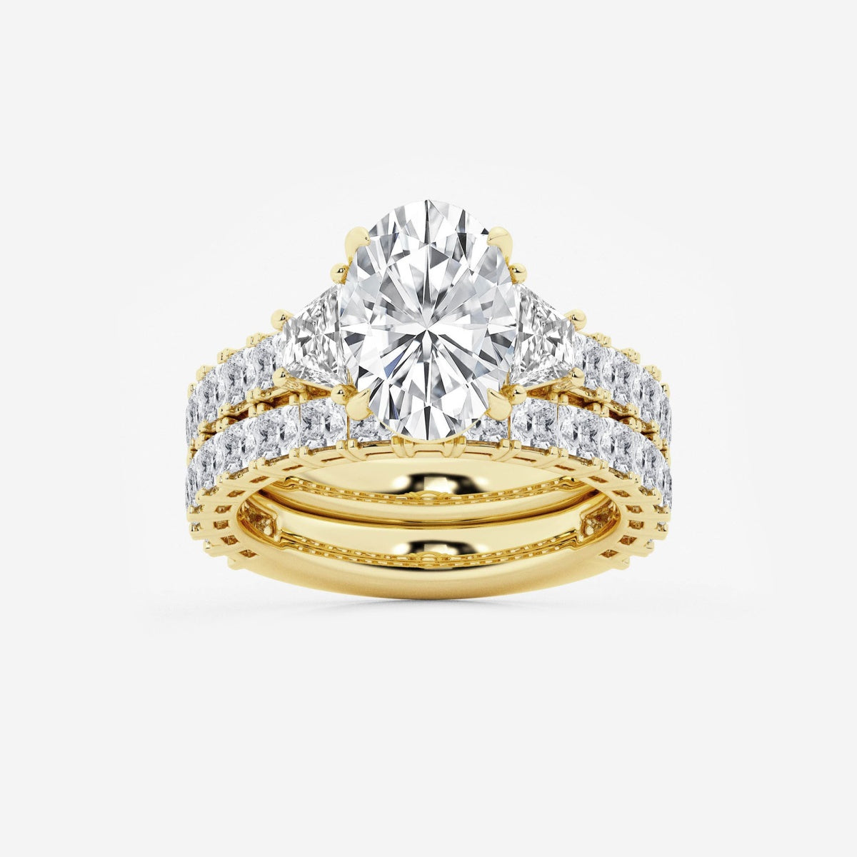 Genevieve - Intricate Bridal Set Engagement Ring