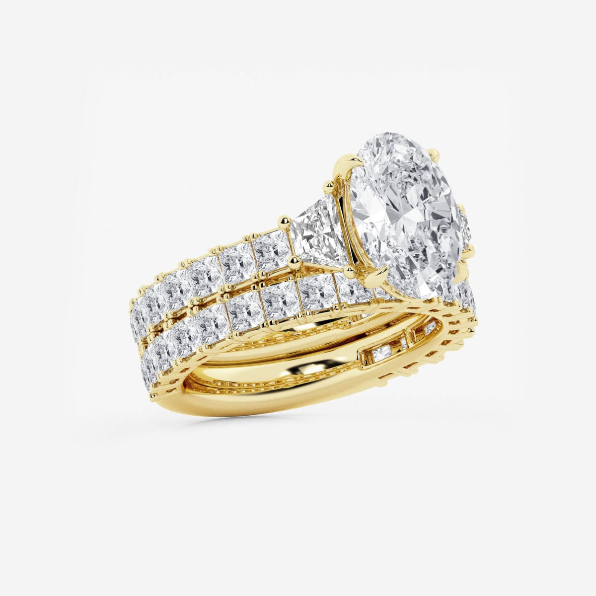 Genevieve - Intricate Bridal Set Engagement Ring