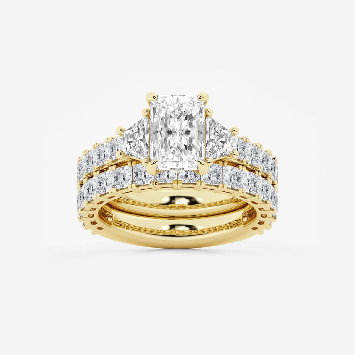 Genevieve - Intricate Bridal Set Engagement Ring