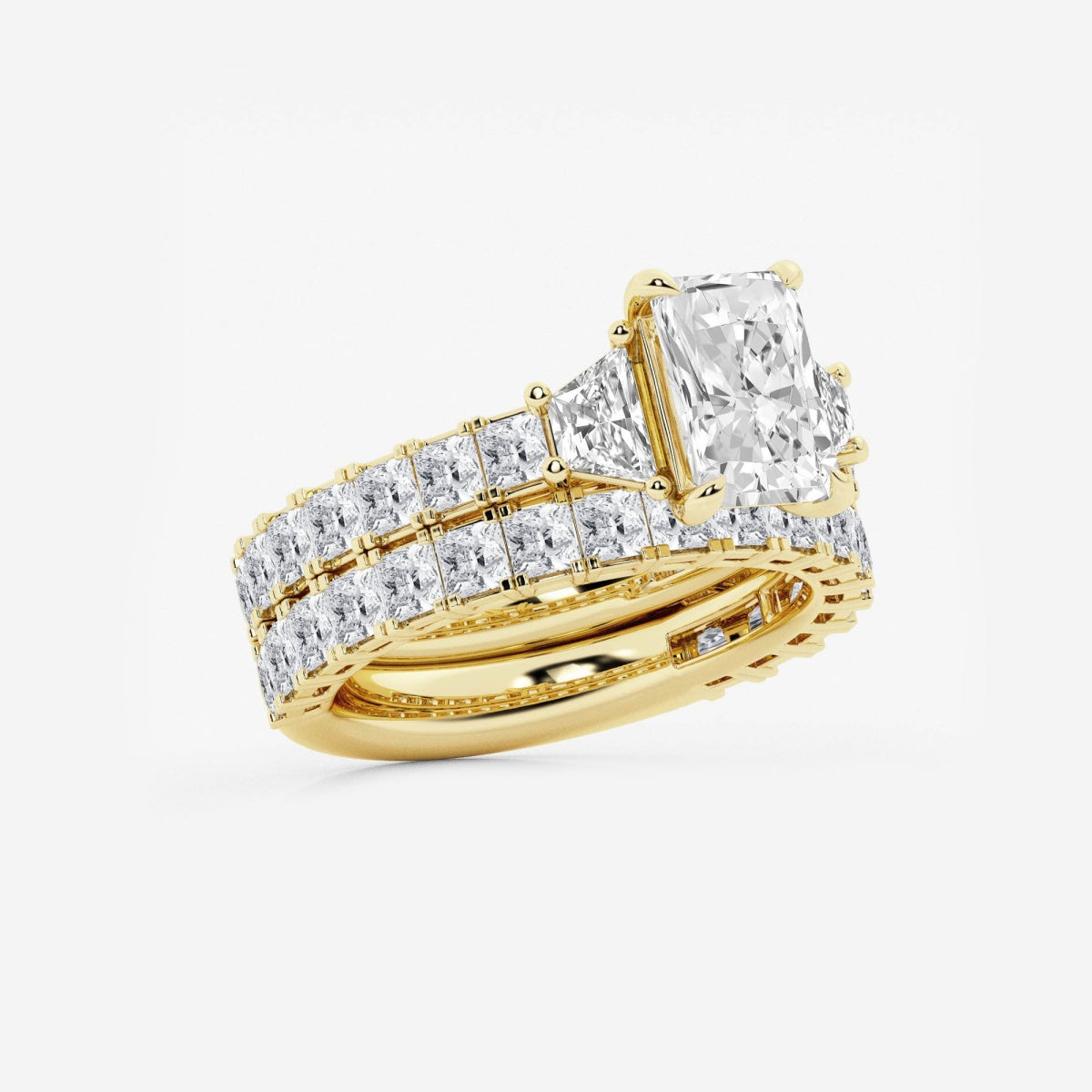 Genevieve - Intricate Bridal Set Engagement Ring