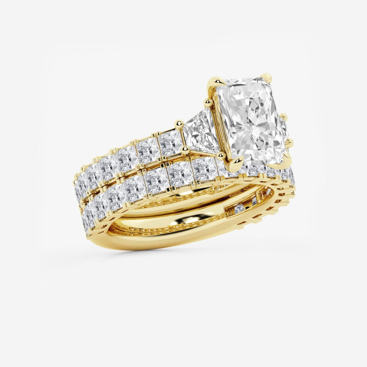 Genevieve - Intricate Bridal Set Engagement Ring