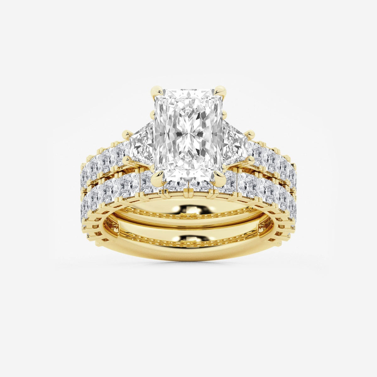 Genevieve - Intricate Bridal Set Engagement Ring